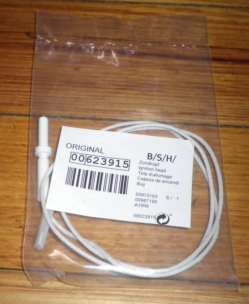 Bosch Gas Cooktop 790mm Wok Burner Ignition Spark Plug & Lead Part