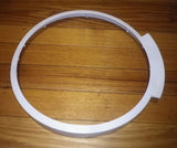 Bosch, Siemens White Dryer Door Outer Trim Ring suits WT46W39A - Part # 706184