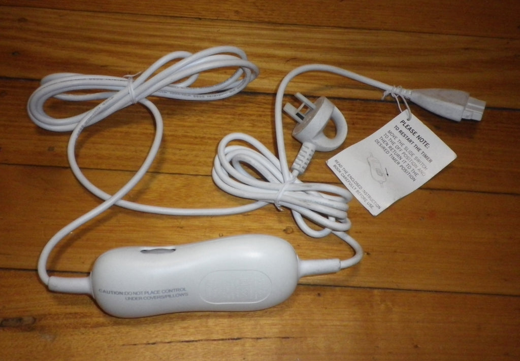 Typing Tutor Sunbeam Heated Blanket Control Blinking Electric