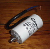 10uF 450Volt Motor Run Capacitor with Wires - Part # CAP010L