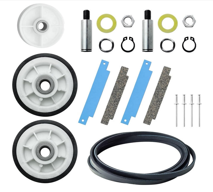 Dryer Repair Kit For Maytag - Includes Belt, Idler Pulley, 2 Rollers & Bearings (WP33002535)