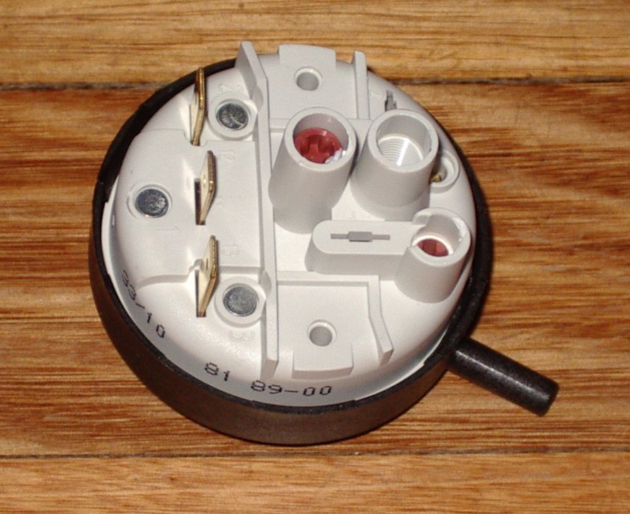 Electrolux, Westinghouse, Simpson, Dishlex Pressure Switch Part 15
