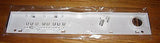 Fisher & Paykel Dryer Escutcheon Panel - Part # FP427138P, 427138P