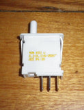 Bosch Fridge Fan/Light Switch, Single Button, 3 Terminals - Part # 609959