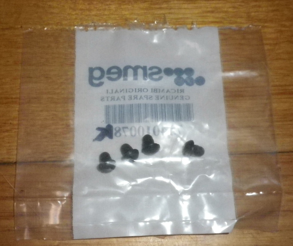 Smeg Gas Stove Small Rubber Trivet Foot (Pkt 4) Part 754010078K