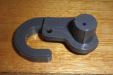 Electrolux EBE, Westinghouse WBE Fridge Silver LH Door Closing Hook - Part # 140010465049