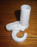 Electrolux EQE French Door Fridge White LH Door Closing Hook - Part # 140150401028