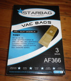 Kirby Generation G3 - G7, UltimateG Vacuum Cleaner Bags (Pkt 3) - Part # AF366