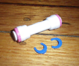 Long Fridge 1/4" Water Hose Coupling / Joiner - Part # B07H2TR3LQ-2L