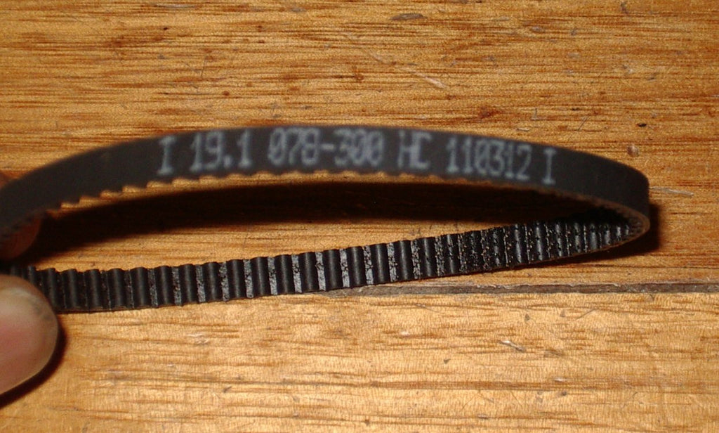 Hoover PB007 Powerbrush, Wessel TK284 Toothed Drive Belt Part BELT