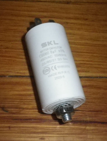 SKL / CBB60 8uF 440Volt Motor Start Capacitor with Bolt - CAP008S