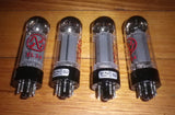 Quad Matched Set JJ Electronic EL34 / 6CA7 Audio Output Valves - Part # QD-EL34JJ