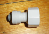 Fridge Water Connection Adaptor 1/2" BSP to 1/4" Water Hose - Part # RF298