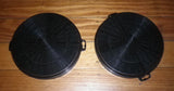AR500CF Compatible Rangehood Round Charcoal Filter (Pkt 2) - Part # ULX252