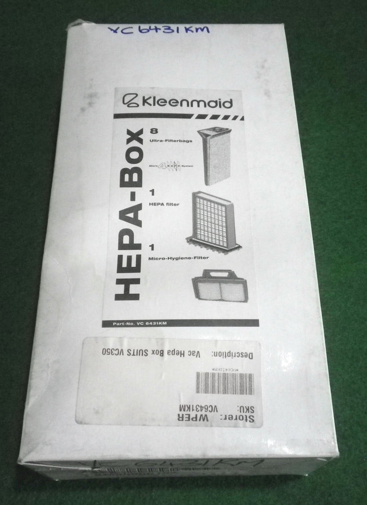 Genuine Kleenmaid VC350 Ultra Vacuum Cleaner Bags 8 + 2 Filters Part