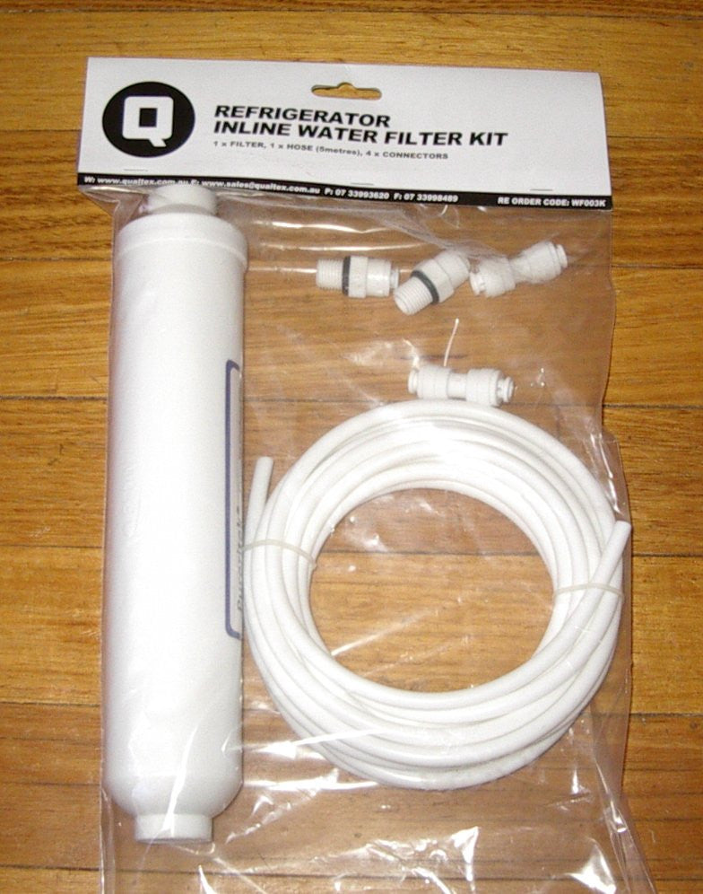 Universal Inline Refrigerator Water Filter Kit Part WF003K Allfix