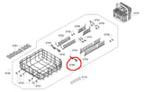 Bosch SMS, SMU, SMV Series Dishwasher Lower Basket Bearing Plate - Part # 10014175