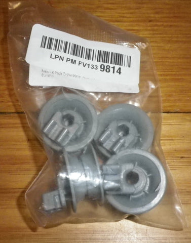Bosch SMU Series Compatible Dishwasher Upper Basket Wheels (Pkt 4) - Part # 10032849K