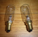 Oven & Rangehood SES 40Watt Tubular Globes (Pkt 2) - Part # 129727