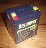 DryPower 12Volt 5AH Main Power 4.8mm Spade Sealed Lead Acid Battery - Part # 12SB5P