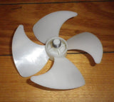 Used Westinghouse 10cm Plastic CW Fan 3mm Mount & 4 Blades - Part # 1446167