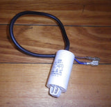 Used Westinghouse 4uF 400Volt Motor Run Capacitor with Wires & Clip - Part # 1448816
