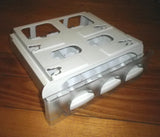 Used Westinghouse WBE4300SB Triple Ice Cube Tray & Housing - Part # 1451579