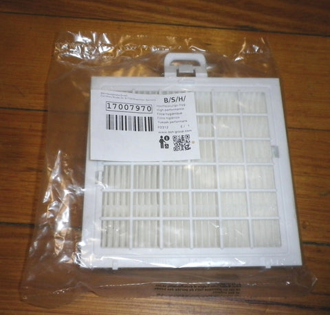 Bosch BSG8000 Series Genuine H12 Hepa Filter - Part # 17007970