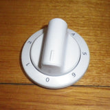 Euromaid EW60 White Stove Hotplate Control Knob - Part # 250315298