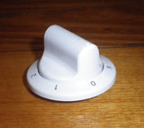 Euromaid EW60 White Stove Hotplate Control Knob - Part # 250315298