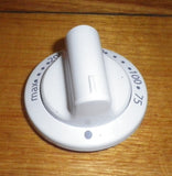 Euromaid EW60 White Stove Thermostat Control Knob - Part # 250315301