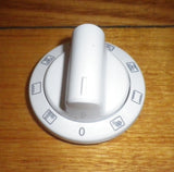 Euromaid EW60 White Stove Function Switch Control Knob - Part # 250315424