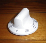 Euromaid EW60 White Stove Function Switch Control Knob - Part # 250315424