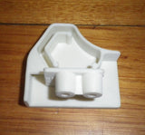 Chef Short White Righthand Oven Handle End - Part No. 41044