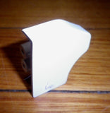 Chef Short White Lefthand Oven Handle End - Part No. 41045