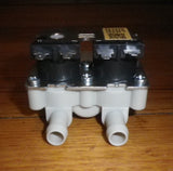 LG 10mm Straight Through WV10-1410B/W Dual 12volt Inlet Valve - Part # 5221EN1005N