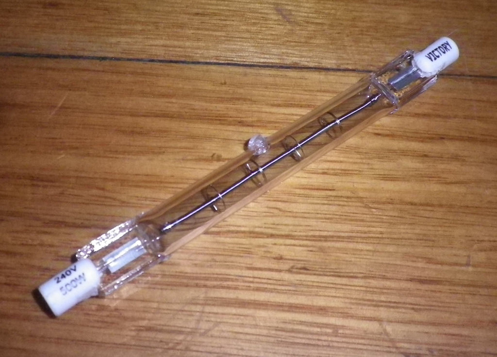 500Watt 240Volt 118mm Double Ended Halogen Bain Marie Heat Globe Par