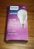 Philips LED Cool Daylight ES Globe 14.5Watt A67 1800 Lumen - Part # 640491