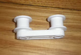 SMEG Dishwasher White Upper Basket Rail Guide Roller Assy - Part # 698411201