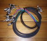 Used 4mtr Snake Cable 8x 1/4" TRS Plugs to 8x 1/4"TRS Plugs + 4x XLR-M + 4x XLR-F - # 8x16WAY4MLOOM
