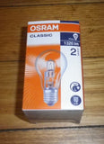 Osram 77Watt 240Volt ES Fancy Round Halogen Globe - Part # 936059