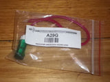 Universal 10mm Round Green Neon Indicator Light with Wires - Part # A29G