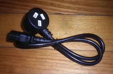 Mains Power Lead - IEC Female to Mains Piggyback Plug 0.75mtrs - Part # ACL486-075