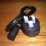 Mains Power Lead - IEC Female to Mains Piggyback Plug 0.75mtrs - Part # ACL486-075