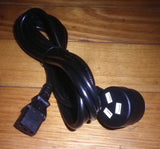 Mains Power Lead - IEC Female to Mains Piggyback Plug 3mtrs - Part # ACL486-3 (Copy)