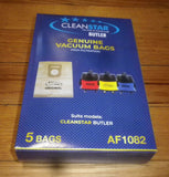 Cleanstar Butler VBUT Canister Vacuum Bags (Pkt 5) - Part # AF1082