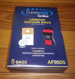 Cleanstar Prostar Backpack Synthetic Canister Vacuum Bags (Pkt 5) - Part # AF950S