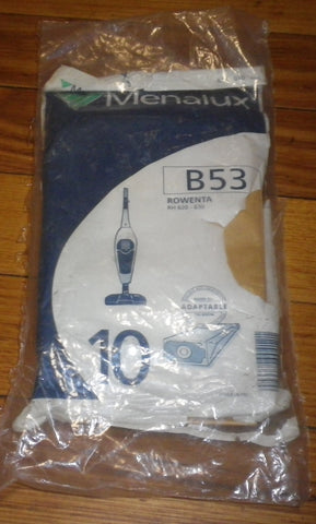 Rowenta RH620 - RH630  Vacuum Cleaner Bags (Pkt 10) - Part # B53