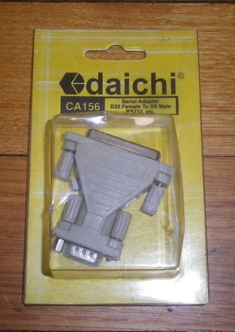Computer Adaptor - DB9 Male to DB25 Female - Part # CA156