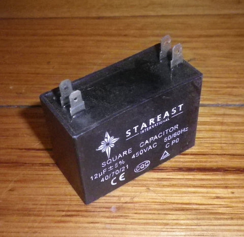 12uF 450Volt Motor Start/Run Capacitor - Part # CAC12UF